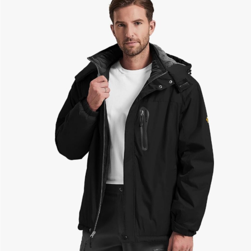 Men's Winter Skiing Jacket Waterproof Warm Snow Fleece